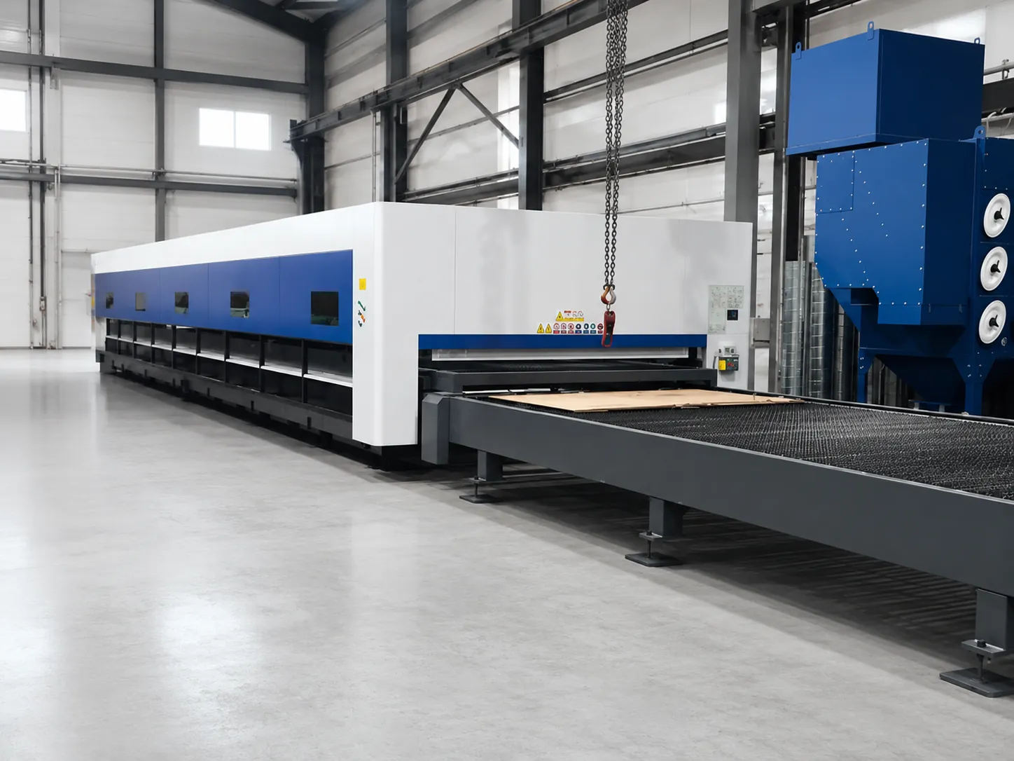 20 kW fiber laser cutting machine at MADESTA production facility